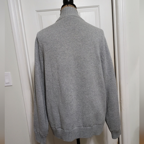 L.L. Bean zip up sweater 100 % cotton - Picture 9 of 10